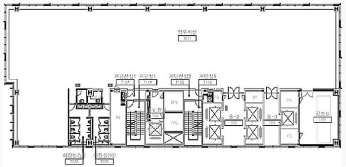 청담동 청담스퀘어 임대 평면도